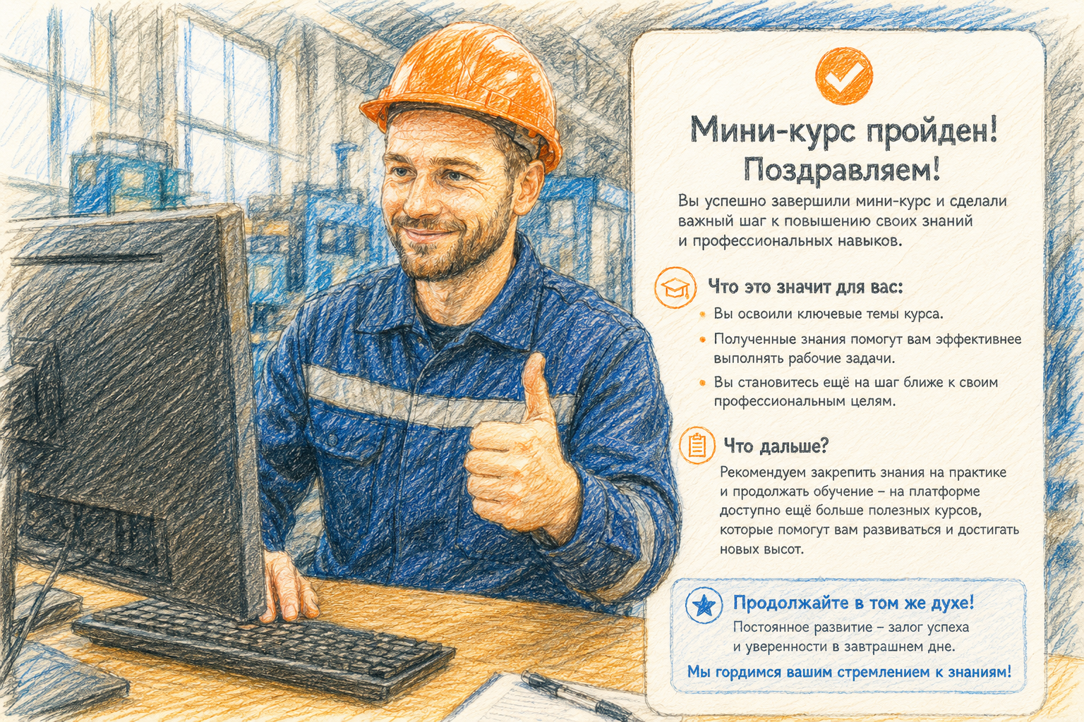 Карточка мини-курса по охране труда на платформе «Профстандарт»